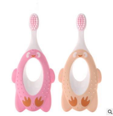 Cartoon Baby Care Handle Toothbrush for Infants