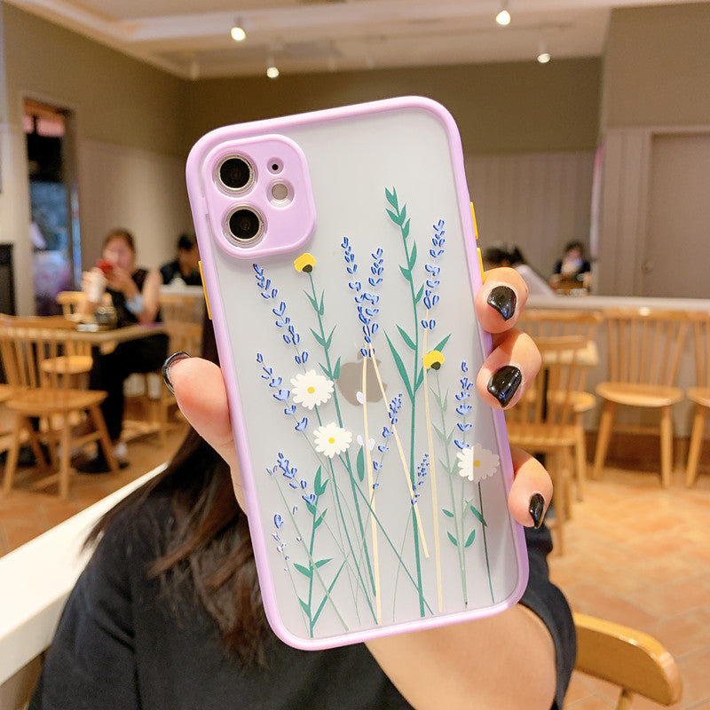 Contrasting Color Matte Frame Phone Case Skin