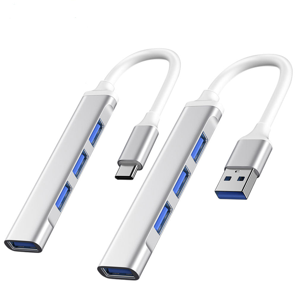 USB-C Slim Hub Aluminum Alloy with 4 Ports