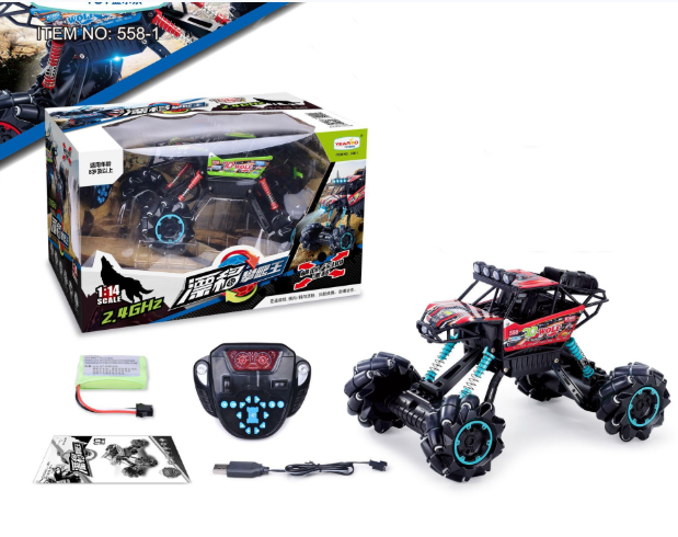 RC Stunt Climbing Monster Truck Toy for Kids
