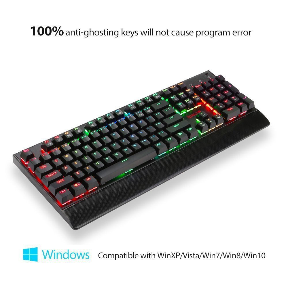 Redragon K557 RGB Mechanical Gaming Keyboard 104 Keys