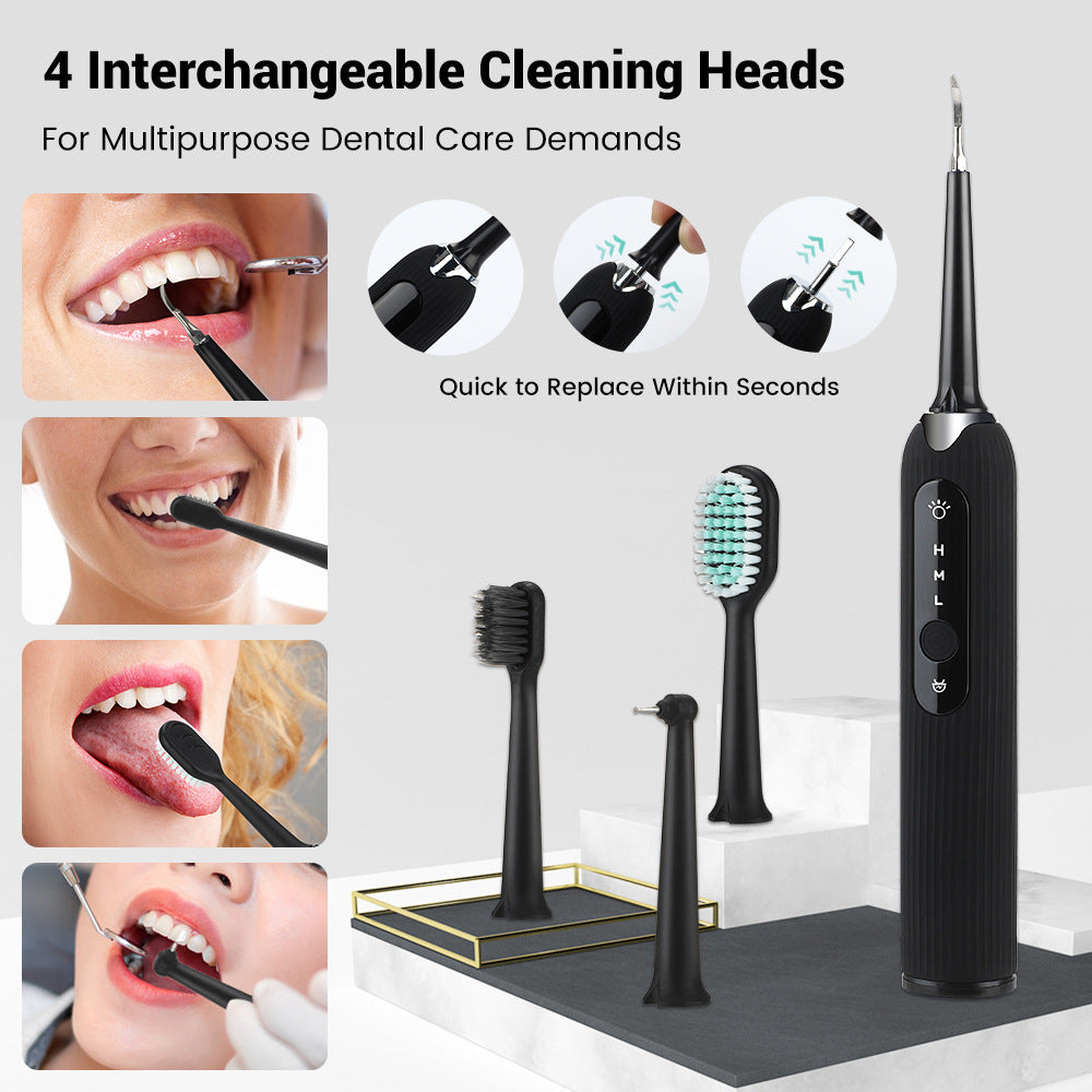 Portable Ultrasonic Tooth Cleaner for Home Use