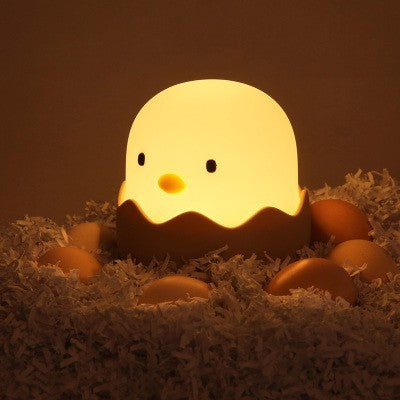 Creative Eggshell Chicken Emotional Night Light for Babies