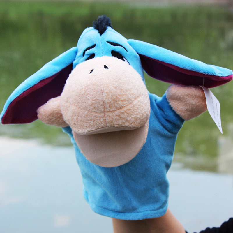 Plush Cartoon Animal Puppets for Early Education