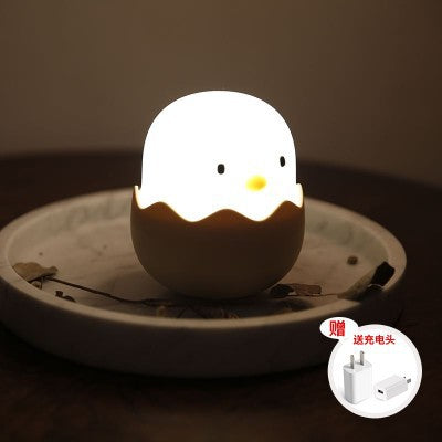 Creative Eggshell Chicken Emotional Night Light for Babies